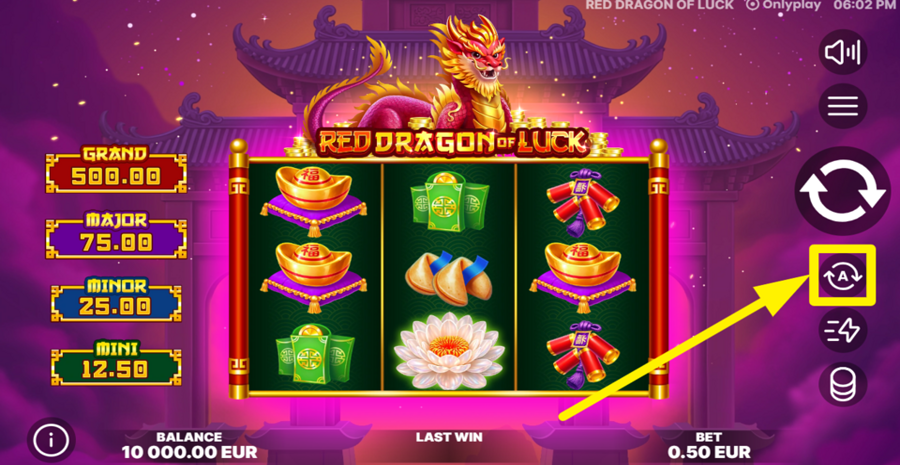 Red Dragon Of Luck Autoplay