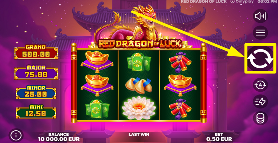 Red Dragon Of Luck Spin