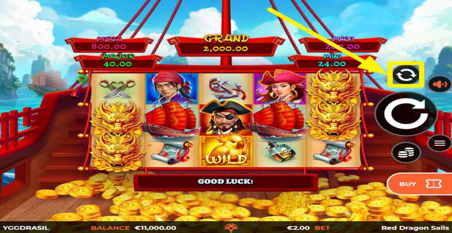 Red Dragon Sails Autoplay