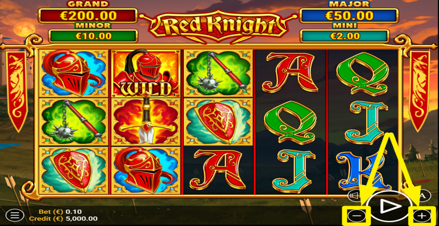 Red Knight Adjust Bet