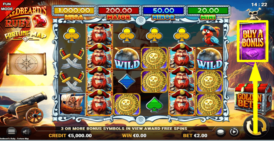 Redbeards Ruby Fortune Map Buy Feature