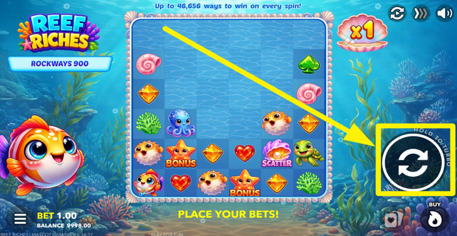 Reef Riches Spin
