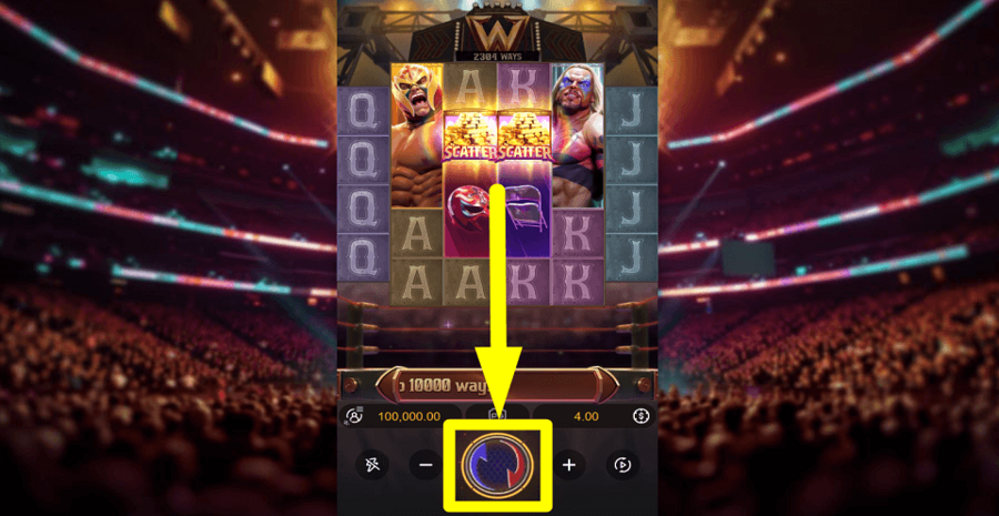 Reel Royale Showdown Spin Button