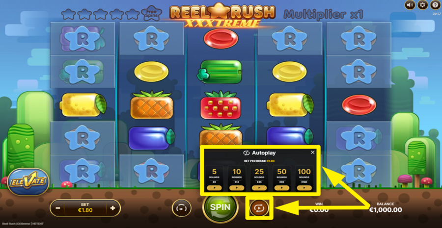 Reel Rush Xxxtreme Autoplay