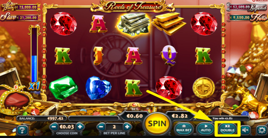 Reels Of Treasure Gamble