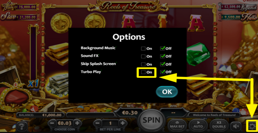 Reels Of Treasure Turbo