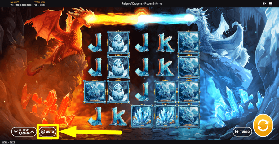 Reign Of Dragons Frozen Inferno Autoplay Feature