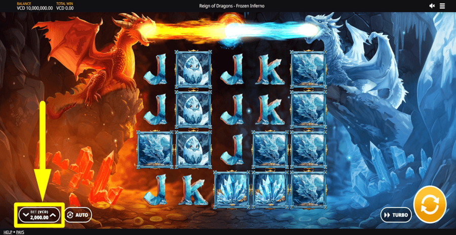 Reign Of Dragons Frozen Inferno Bet Value
