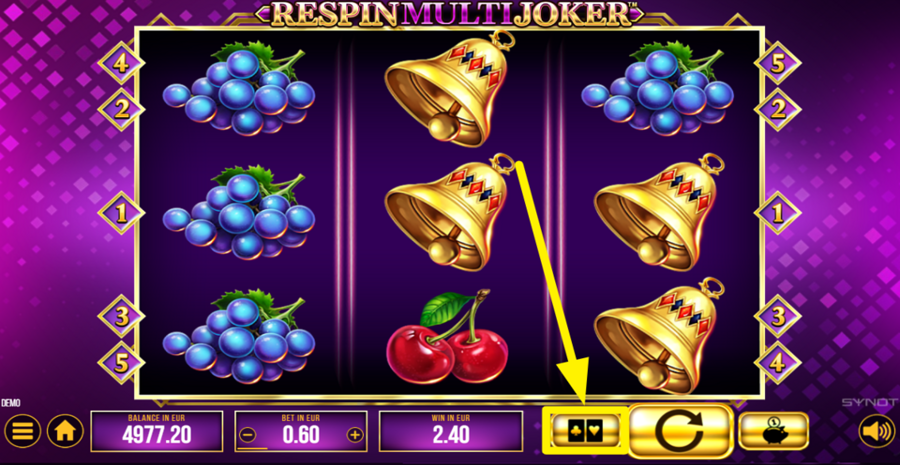 Respin Multi Joker Gamble