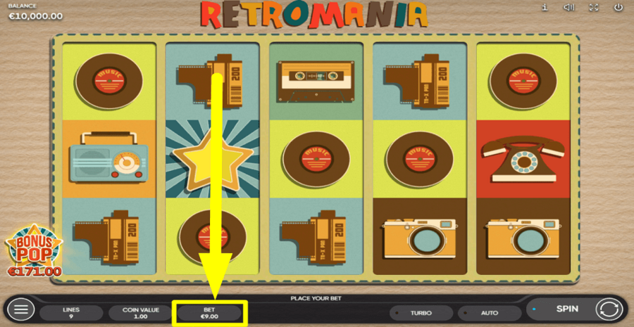 Retromania Bet Value