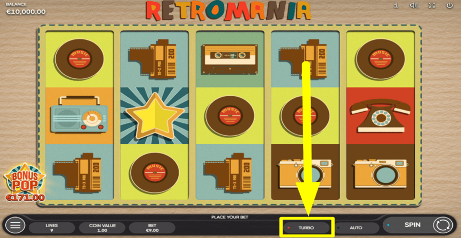 Retromania Turbo Feature