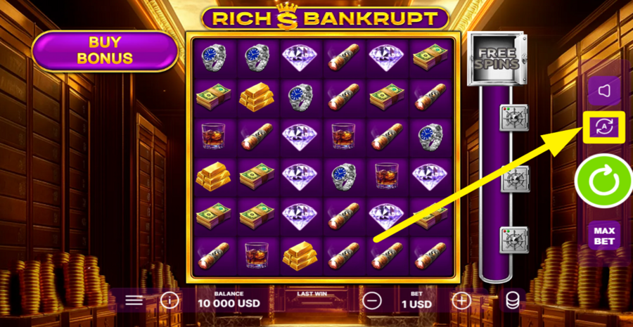 Rich Bankrupt Slot Review, Bonuses & Free Play (95.77% RTP)