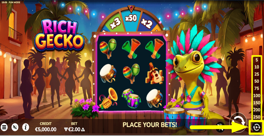 Rich Gecko Autoplay Feature