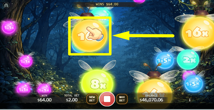 Rich Glow Prize Button