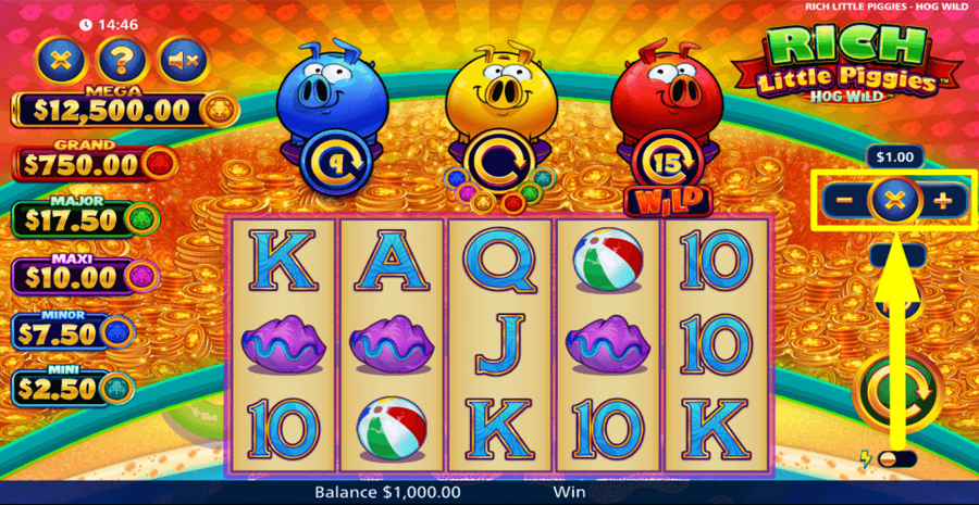 Rich Little Piggies Hog Wild Bet Value