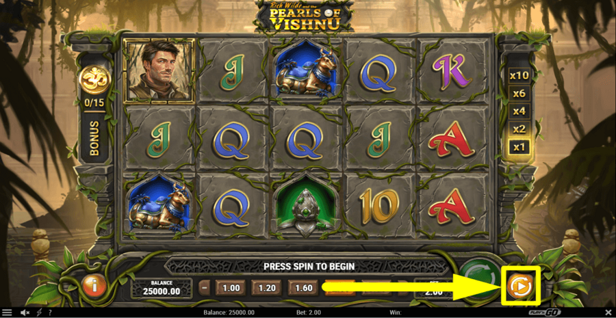 Rich Wilde And The Pearls Of Vishnu Autoplay Feature