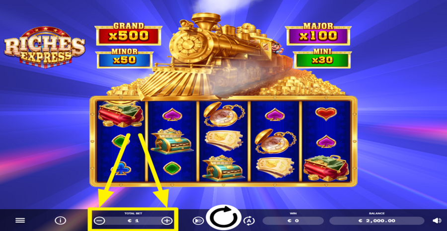 Riches Express Adjust Bet