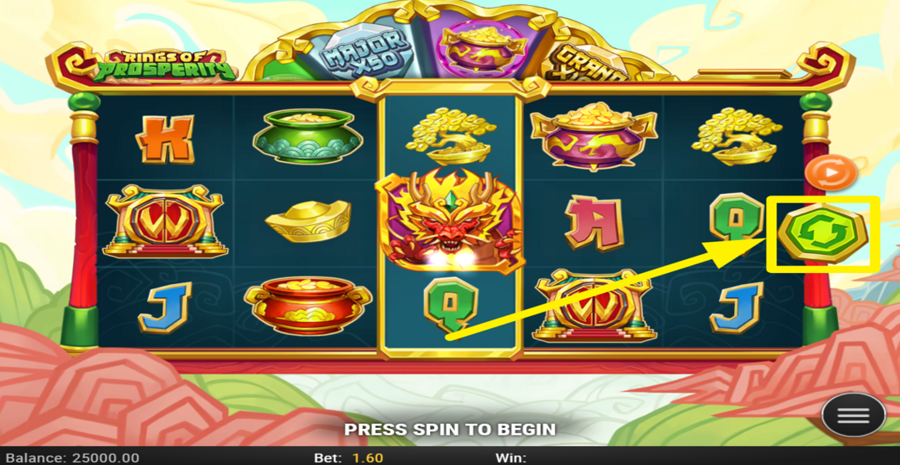 Rings Of Prosperity Spin