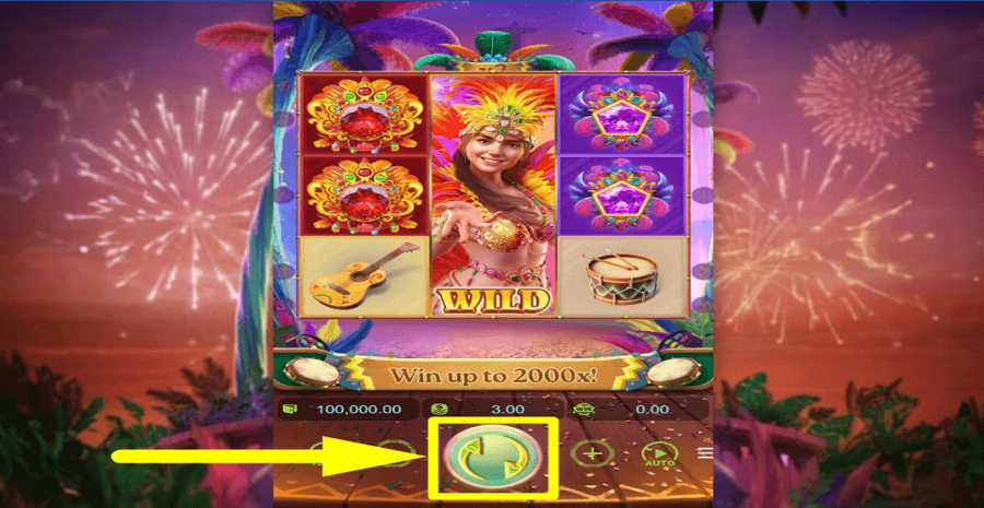 Rio Fantasia Spin Button