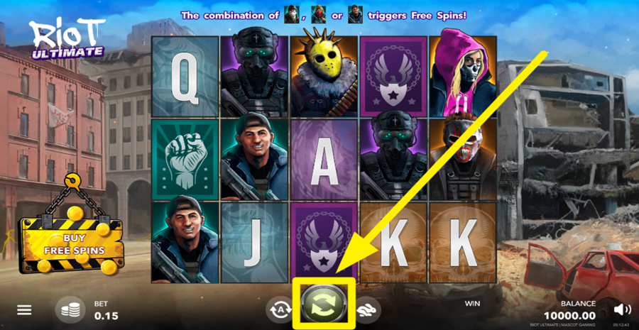 Riot Ultimate Spin Button