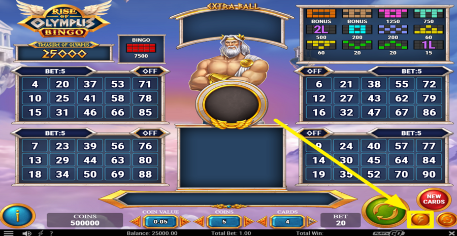 Rise Of Olympus Bingo Turbo