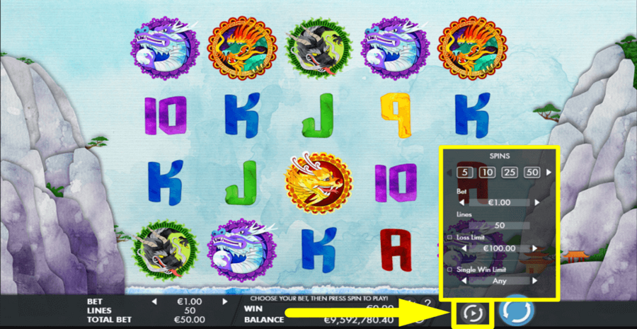 River Dragons Autoplay Feature