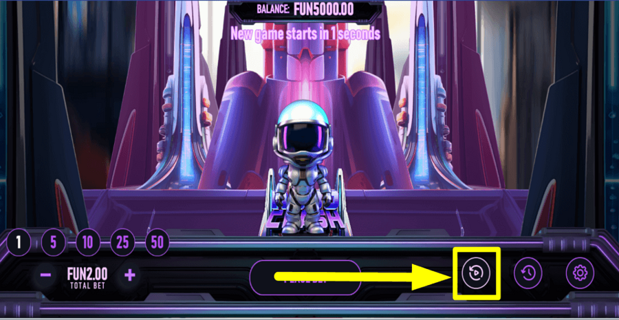 Robo Crash Autoplay Feature