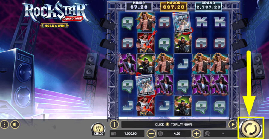 Rockstar World Tour Play Button