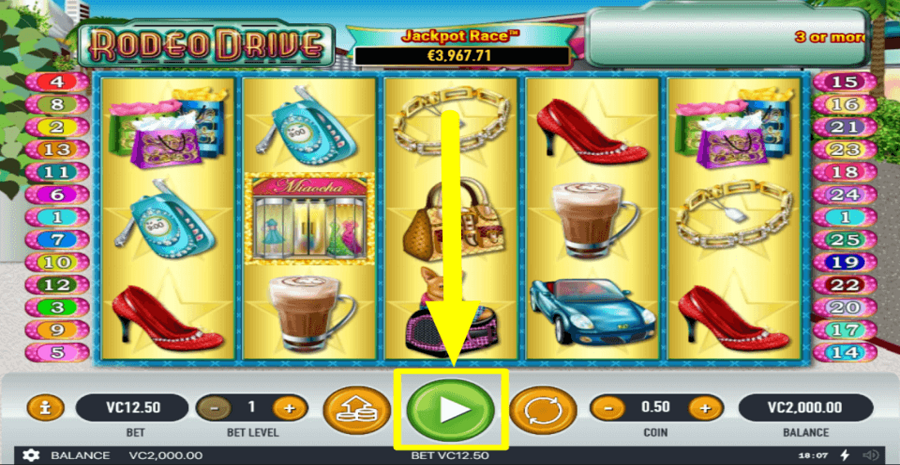 Rodeo Drive Play Button