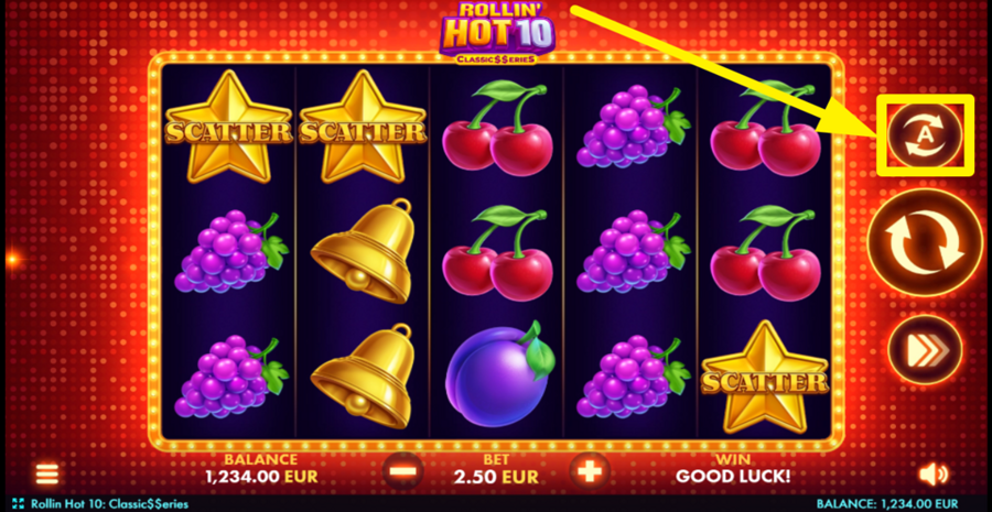 Rollin Hot 10 Classic Series Autoplay