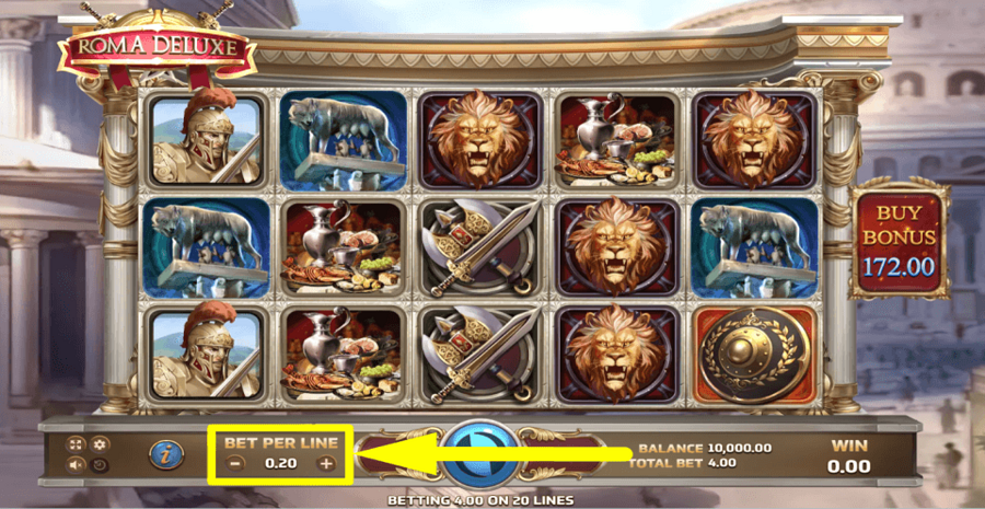 Roma Deluxe Bet Value