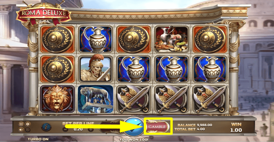Roma Deluxe Gamble Feature