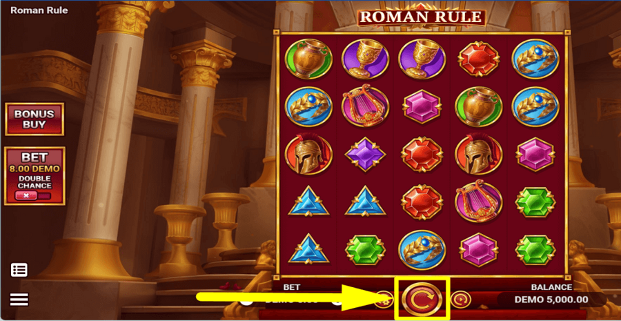 Roman Rule Spin Button
