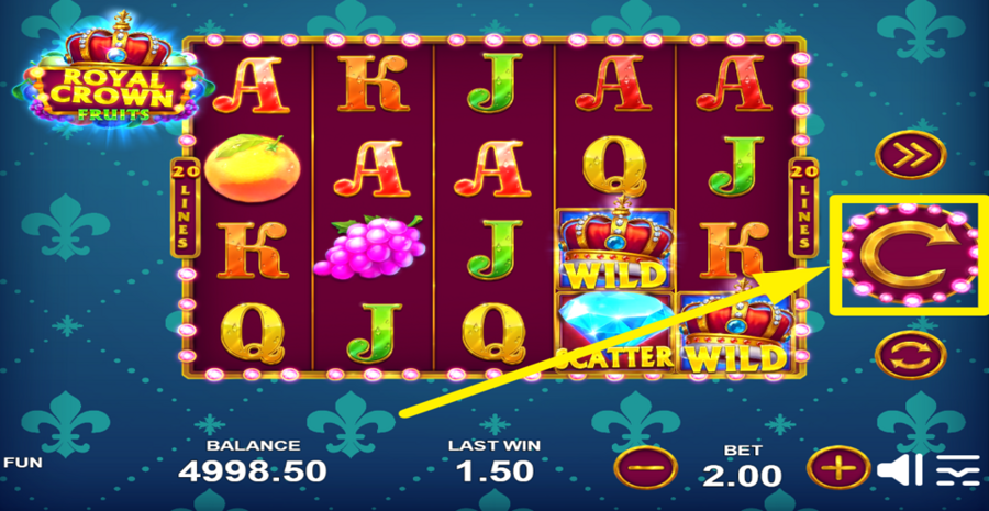 Royal Crown Fruits Spin