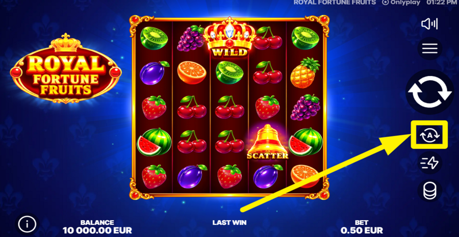 Royal Fortune Fruits Autoplay
