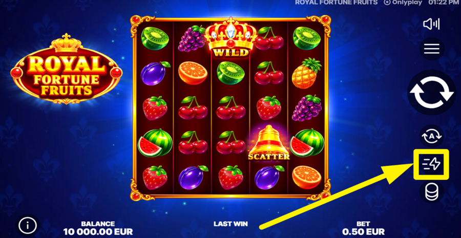 Royal Fortune Fruits Turbo