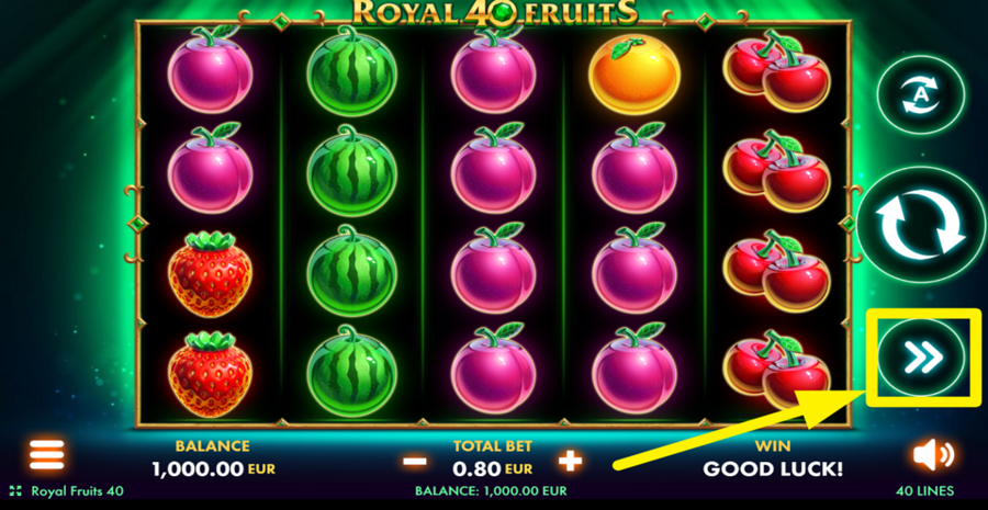 Royal Fruits 40 Turbo