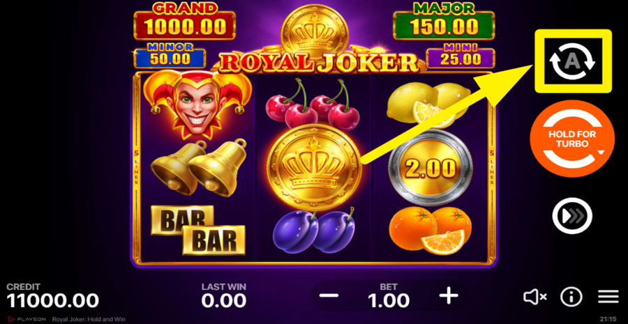 Royal Joker Hold And Win Autoplay