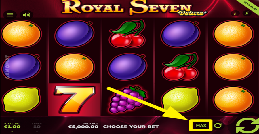 Royal Seven Deluxe Max Bet