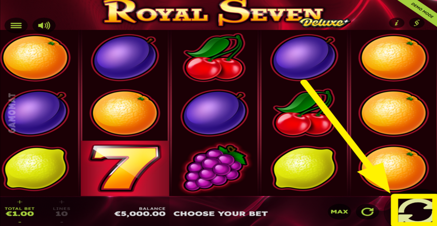 Royal Seven Deluxe Spin Button