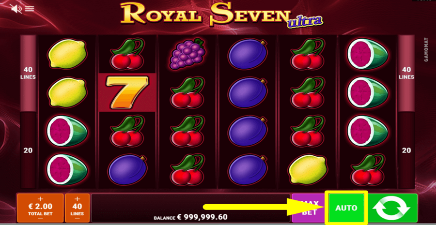 Royal Seven Ultra Autoplay Feature