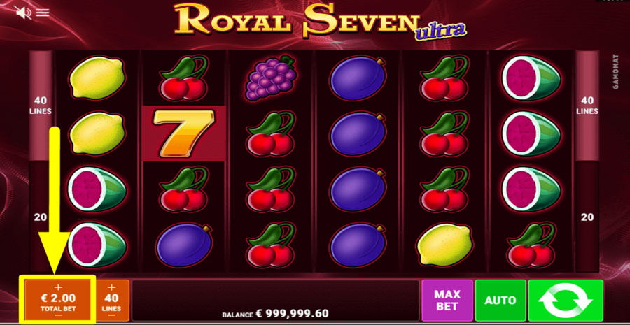 Royal Seven Ultra Bet Value
