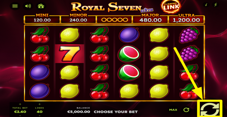 Royal Seven Ultra Flaming Link Spin