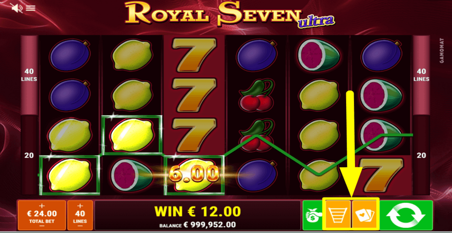Royal Seven Ultra Gamble Feature