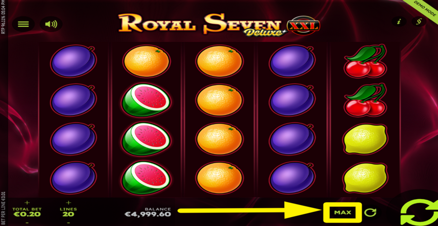 Royal Seven Xxl Deluxe Max Bet