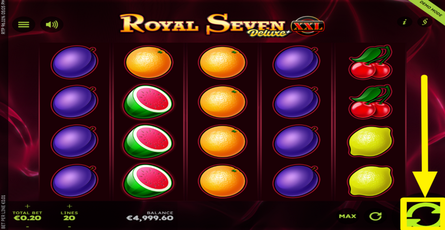 Royal Seven Xxl Deluxe Spin Button