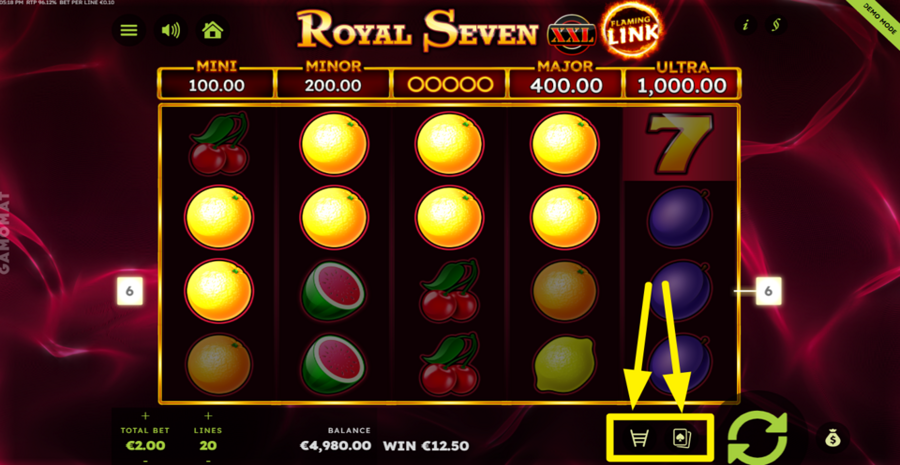 Royal Seven Xxl Flaming Link Gamble