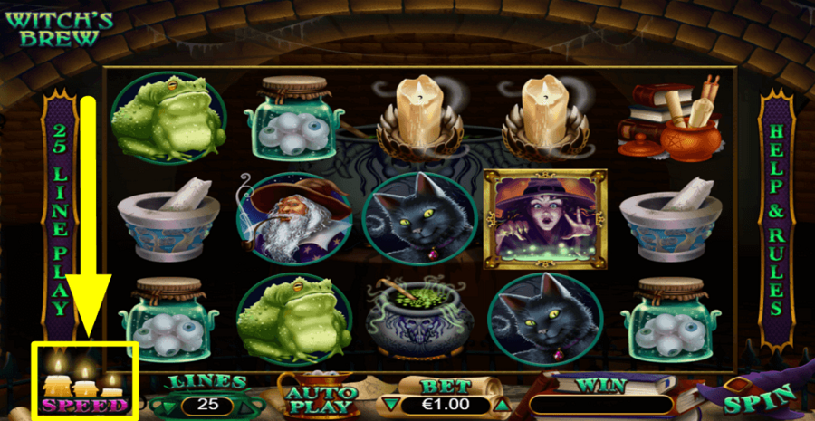 Rtg Witchs Brew Speed Feature