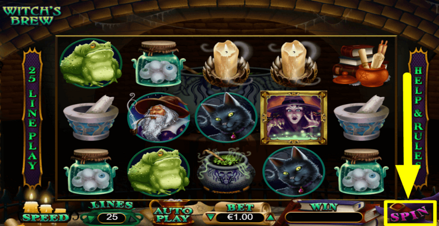 Rtg Witchs Brew Spin Button