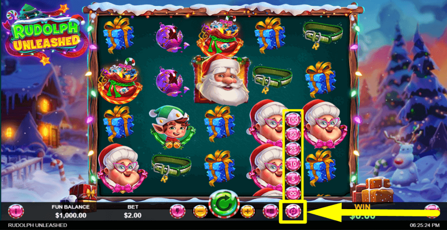 Rudolph Unleashed Autoplay Feature